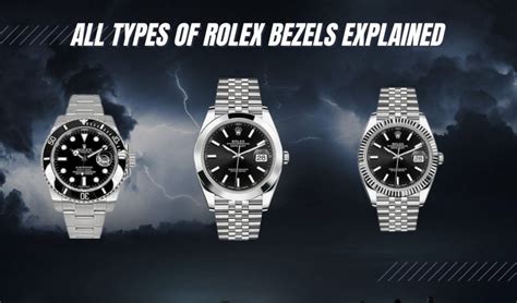 rolex bezel types explained.